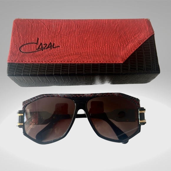 Authentic CAZAL lizard frame sunglasses easily replaceable prescription lenses
